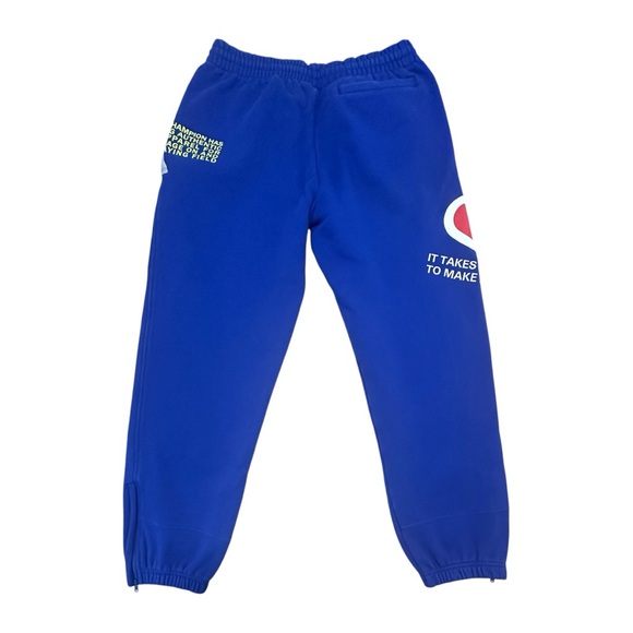 Champion| Men’s Super Fleece Behind the Label Blue Sweatpants |Size Large | NWOT - Picture 4 of 10
